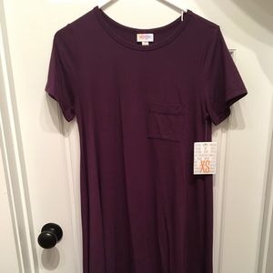 XS CARLY - Plum - never been worn - LuLaRoe